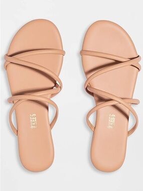 TKEES Sloan Blush/Nude Slide Sandals